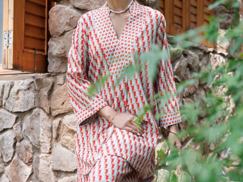 Red Cambric Co-Ord Set thumbnail