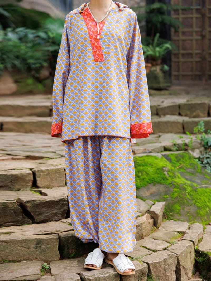 Multicolor Cambric Co-Ord Set thumbnail