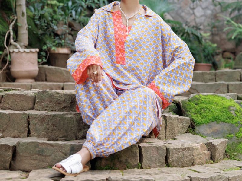 Multicolor Cambric Co-Ord Set thumbnail