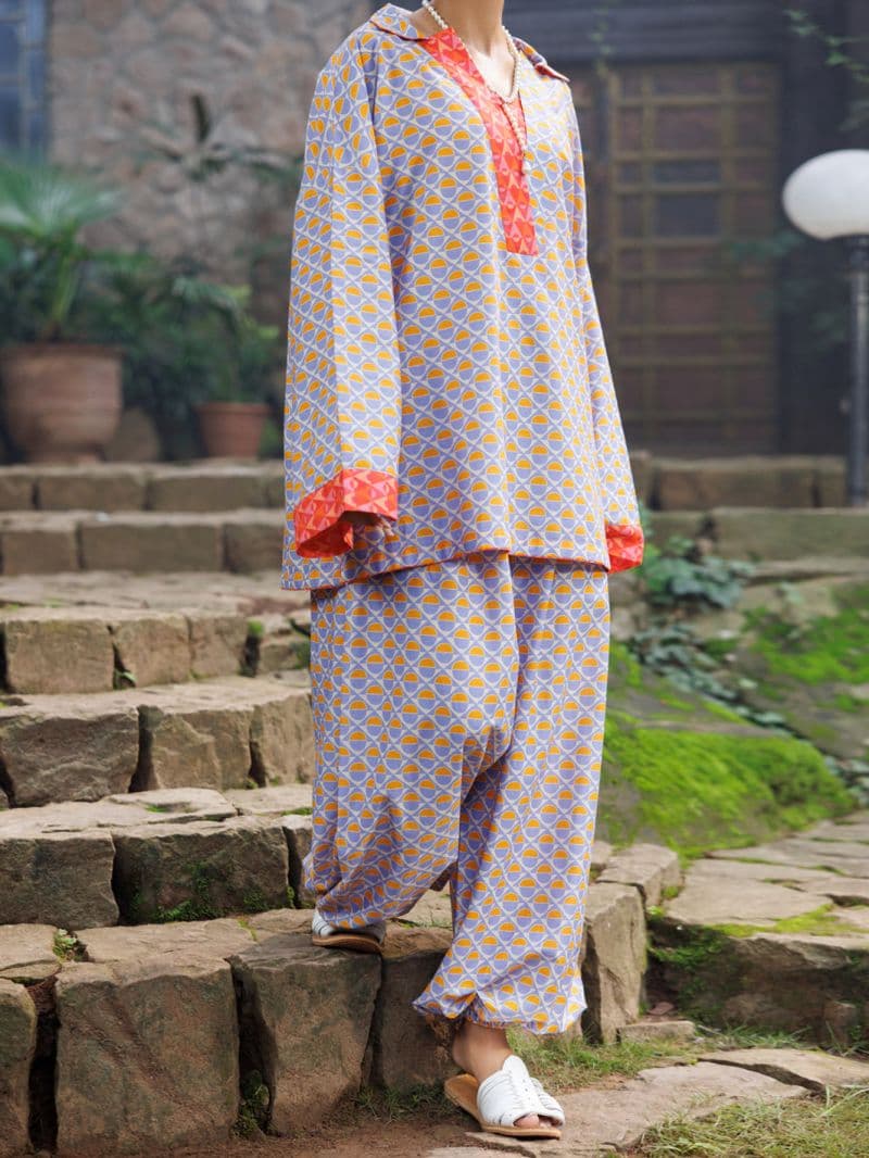 Multicolor Cambric Co-Ord Set thumbnail