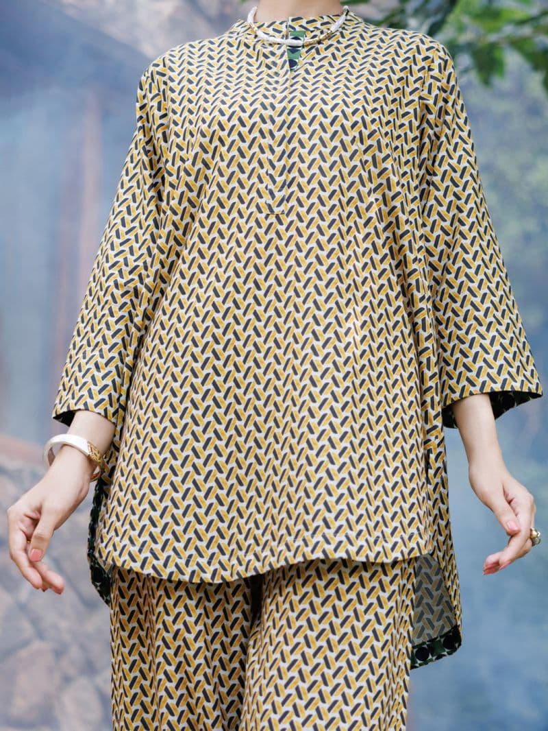 Mustard Cambric Co-Ord Set