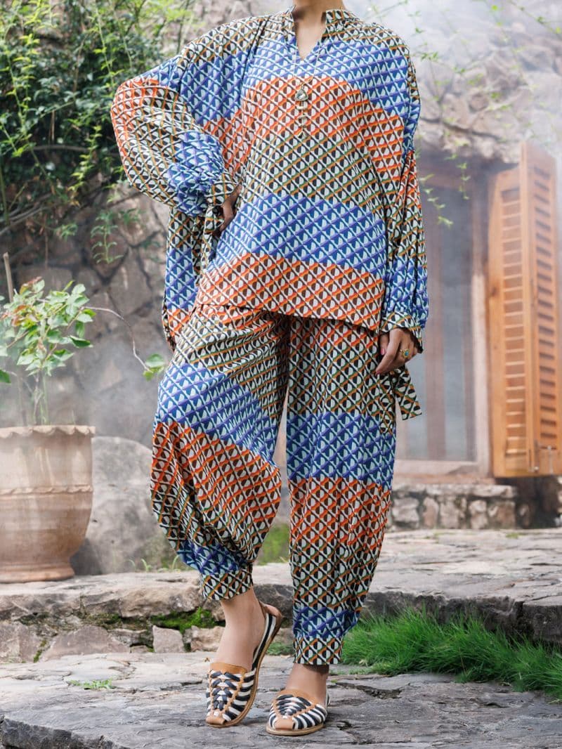 Multicolor Cambric Co-Ord Set thumbnail
