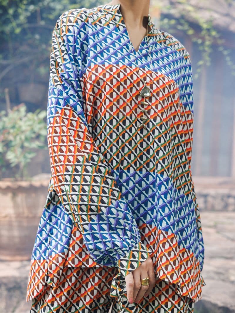 Multicolor Cambric Co-Ord Set thumbnail