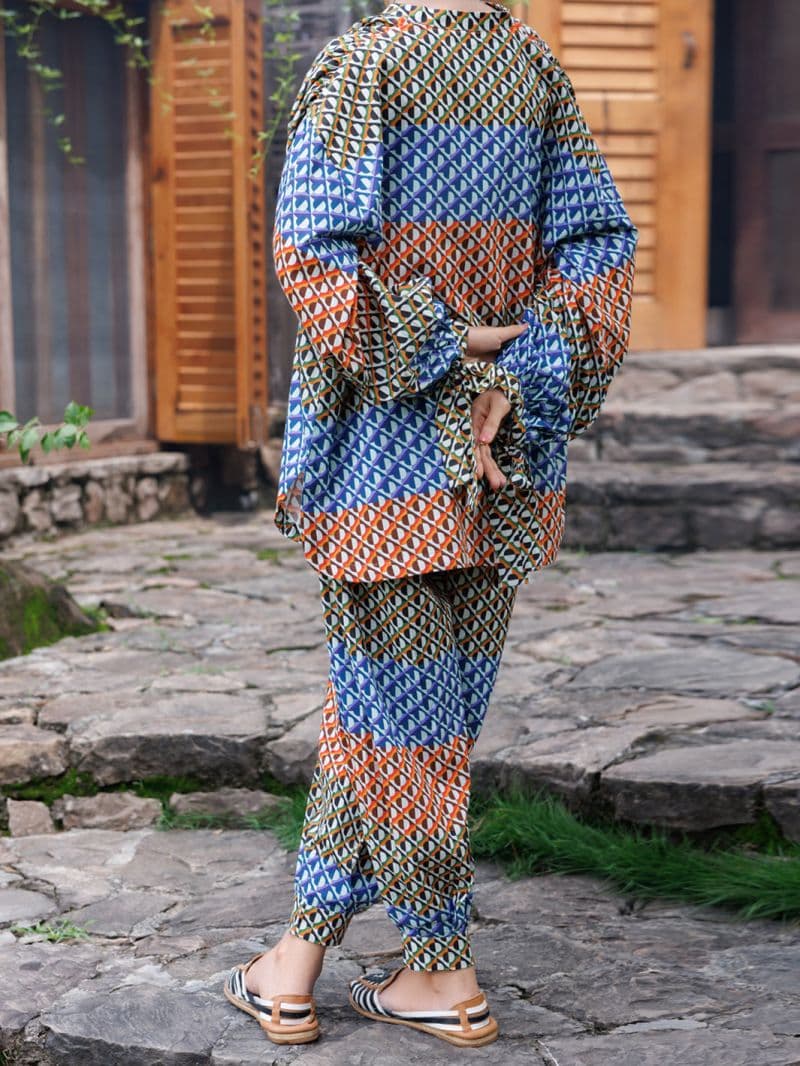 Multicolor Cambric Co-Ord Set thumbnail
