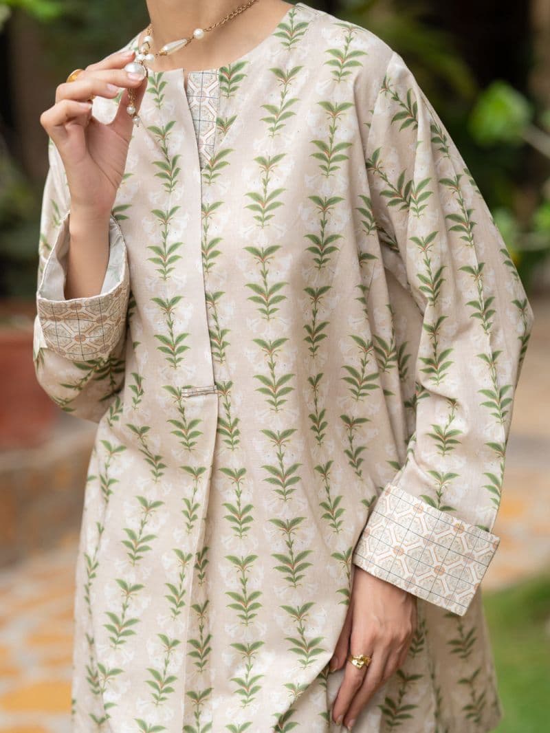 Pistachio Green Lawn Co-Ord Set
