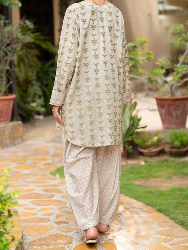 Pistachio Green Lawn Co-Ord Set