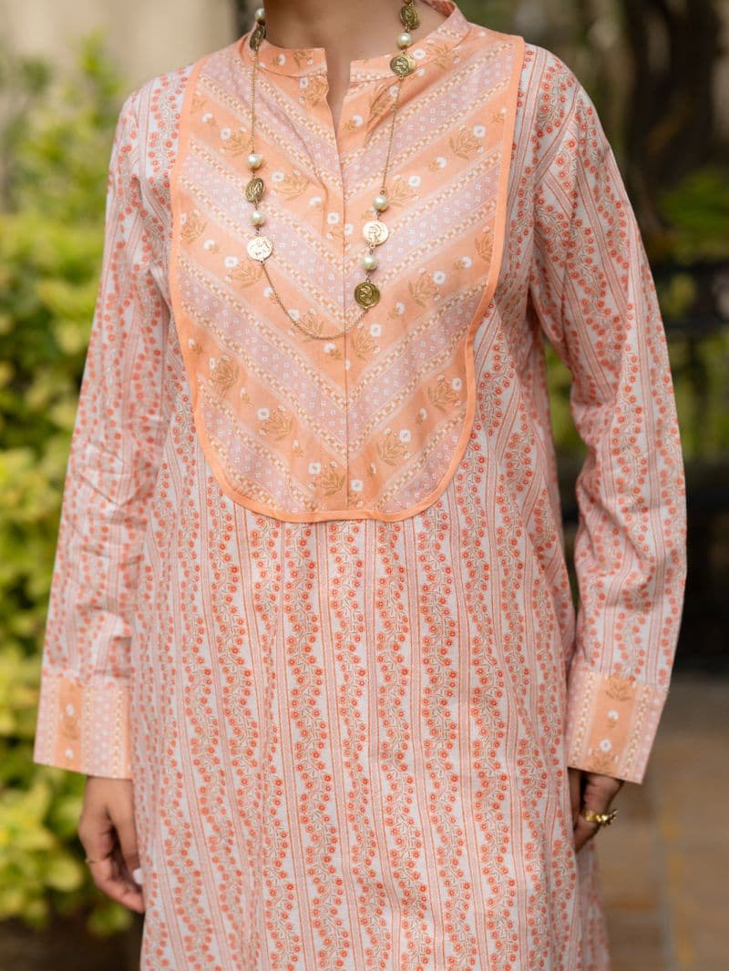 Peach Lawn Co-Ord Set thumbnail