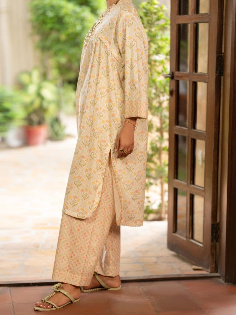 Cream Lawn Co-Ord Set thumbnail