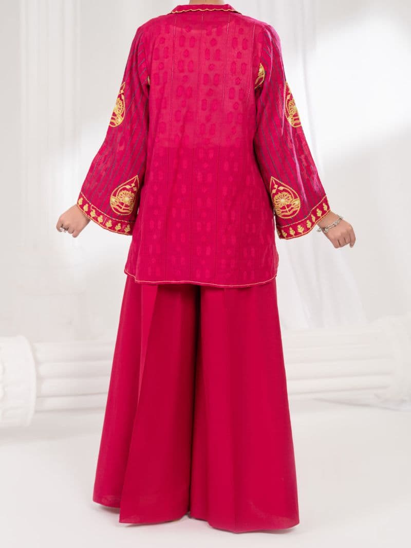 Pink Dobby Stitched 2Pc thumbnail
