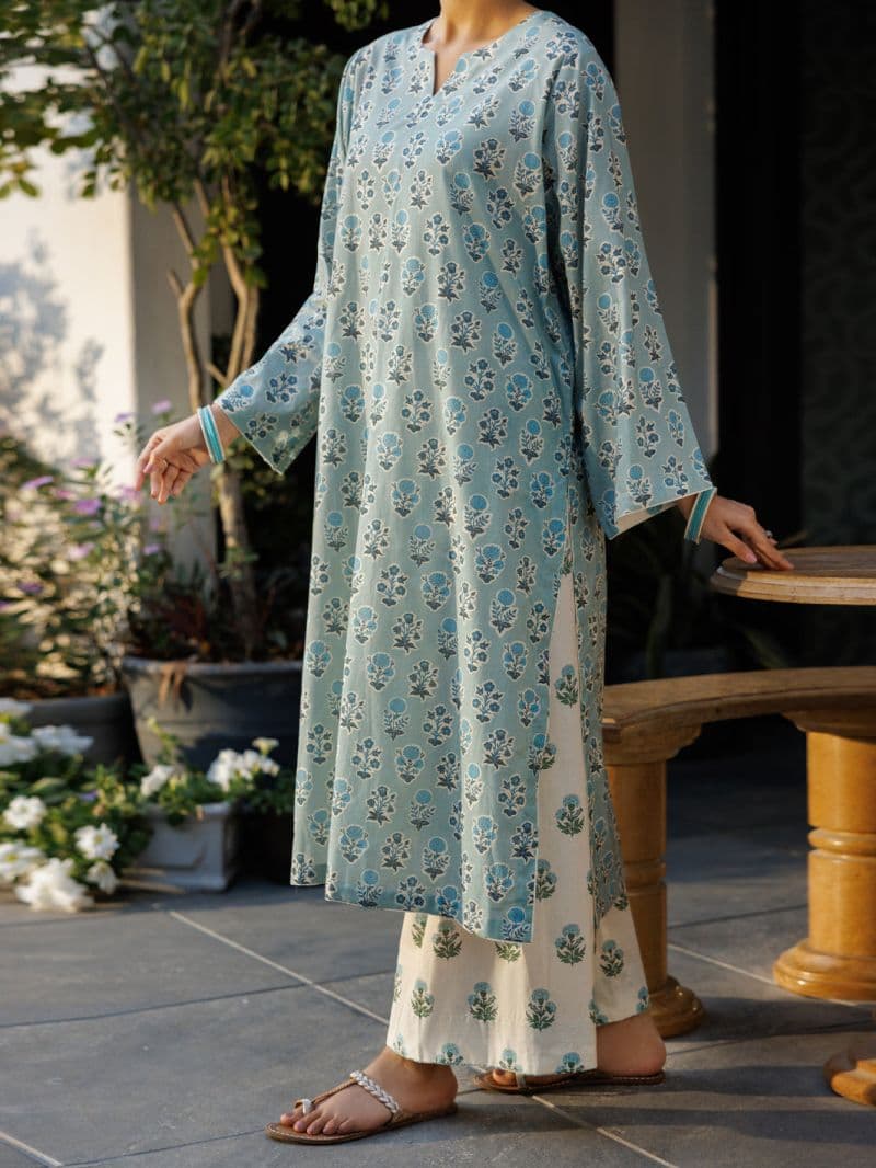 Pistachio Lawn Green Co-Ord Set