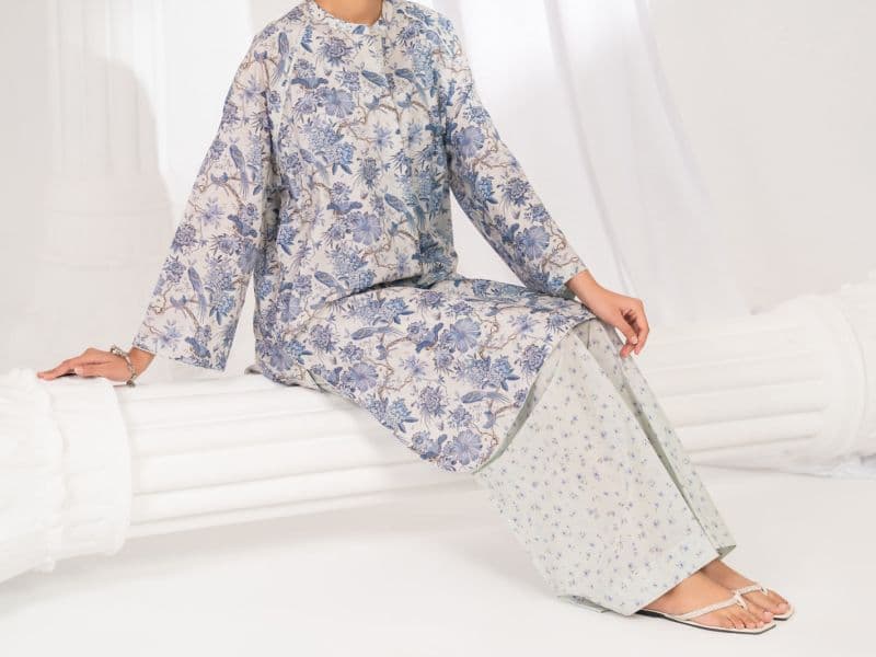Light Blue Lawn Co-Ord Set thumbnail