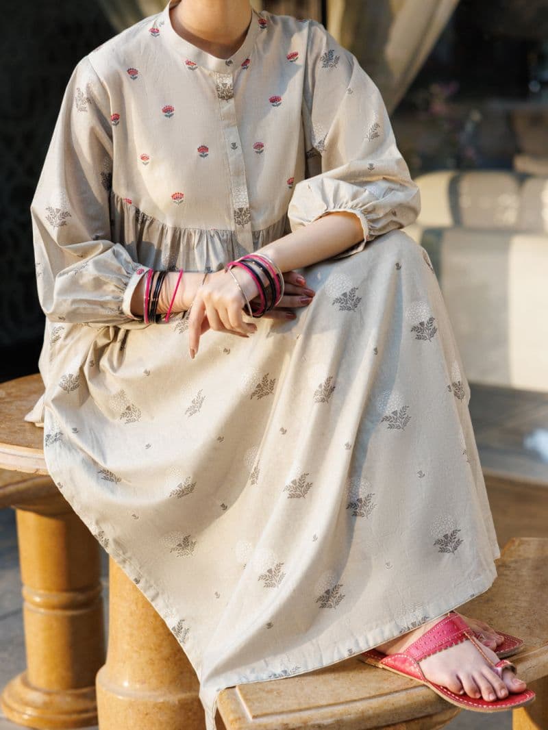 Beige Lawn Co-Ord Set thumbnail