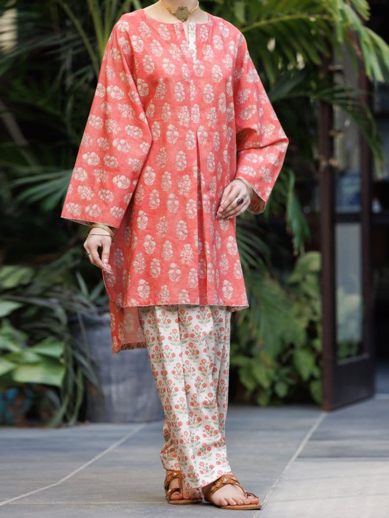 Pink Lawn Co-Ord Set thumbnail