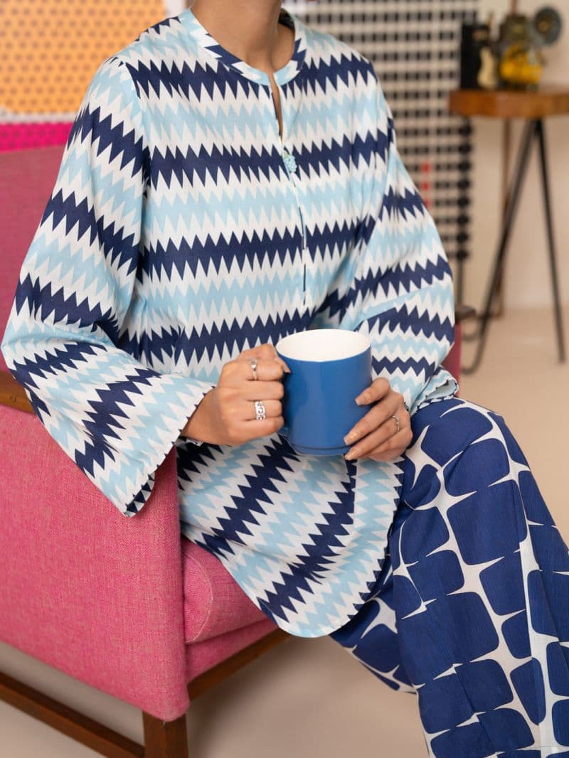 Sky Blue Lawn Co-Ord Set thumbnail