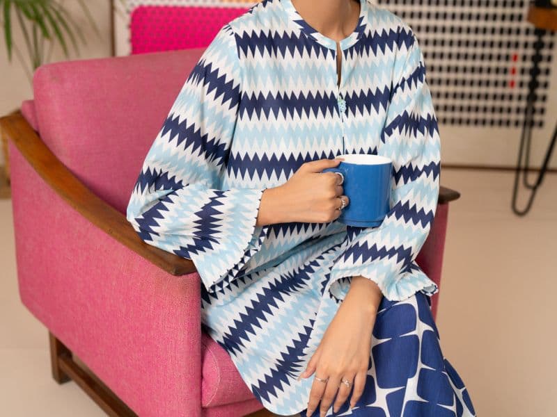 Sky Blue Lawn Co-Ord Set thumbnail