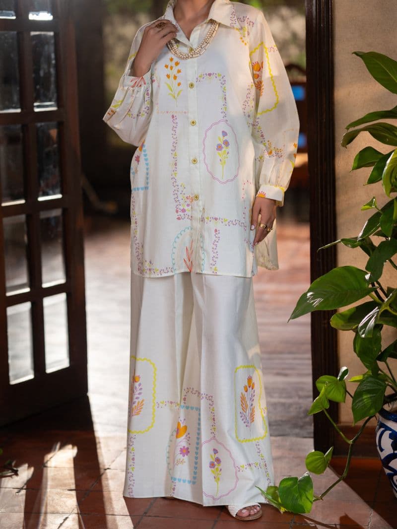 Ivory Lawn Stitched 2PC thumbnail