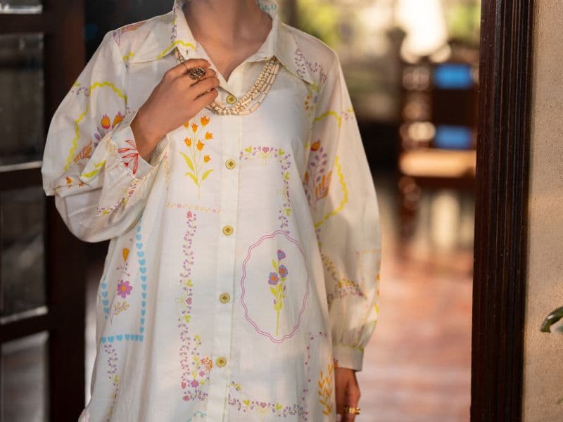 Ivory Lawn Stitched 2PC thumbnail