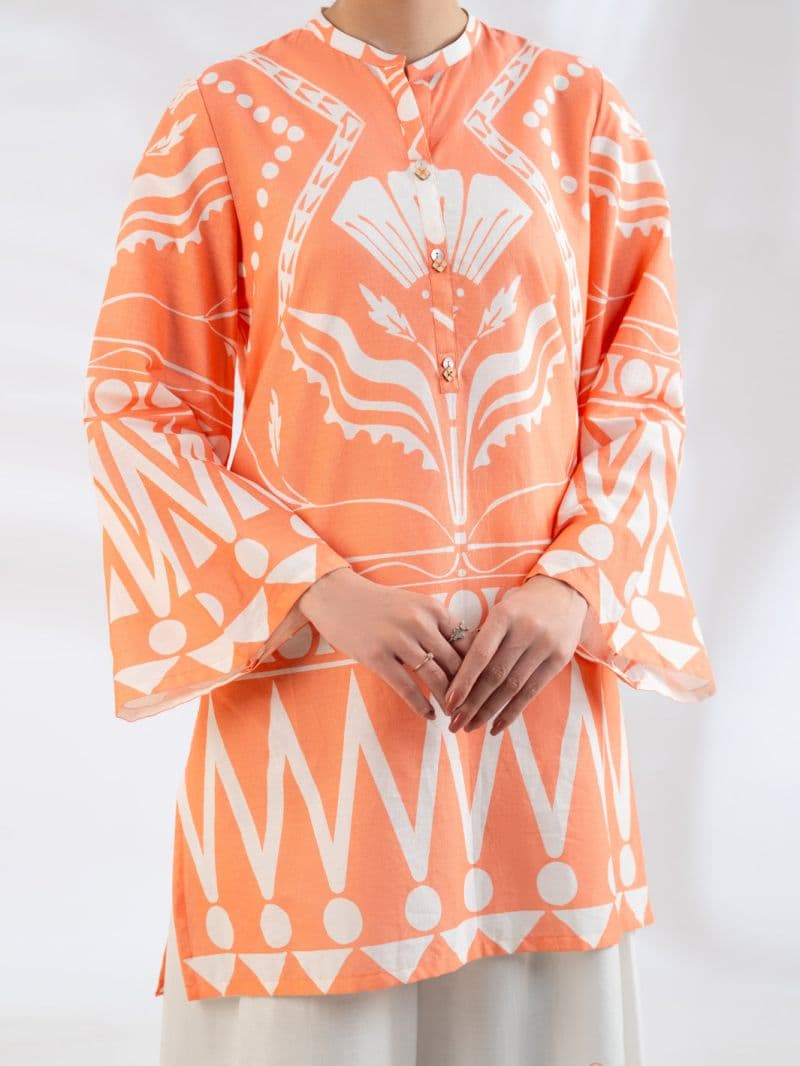 Peach Lawn Stitched 2Pc thumbnail