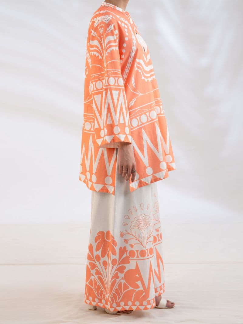 Peach Lawn Stitched 2Pc thumbnail