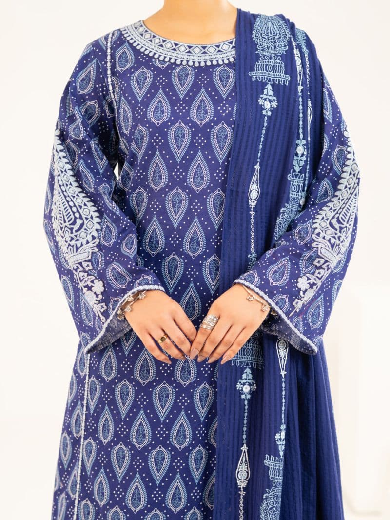 Blue Lawn Stitched 2Pc thumbnail