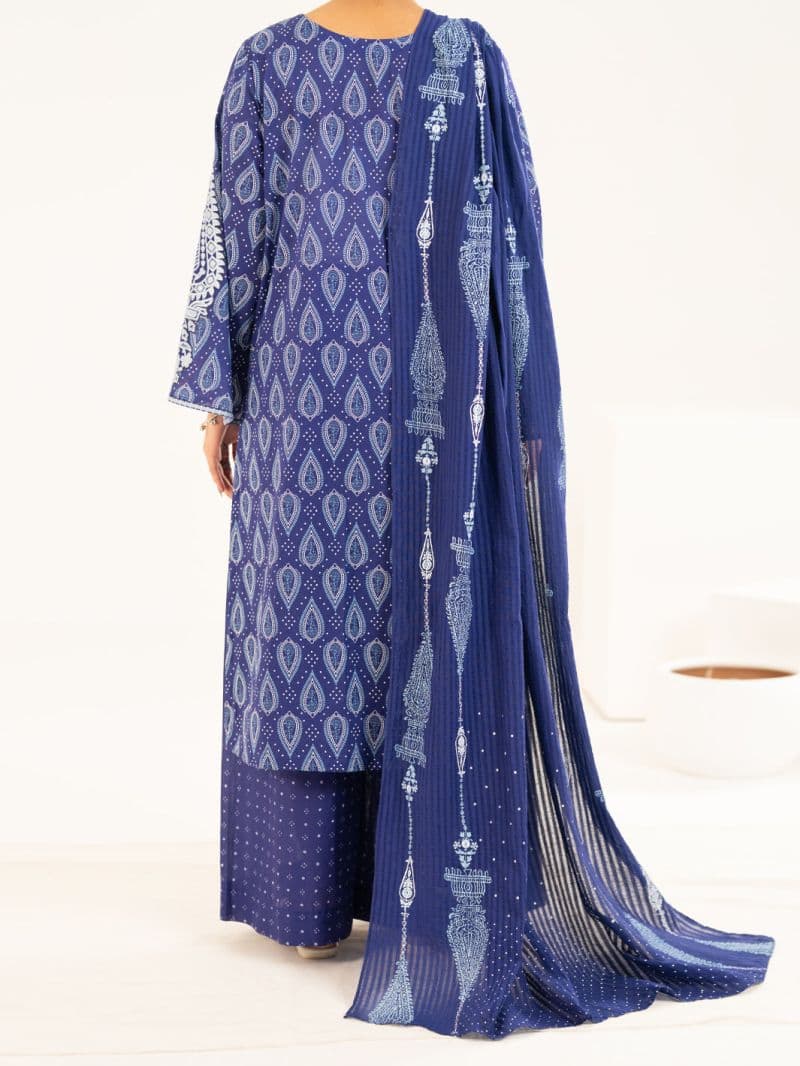 Blue Lawn Stitched 2Pc thumbnail