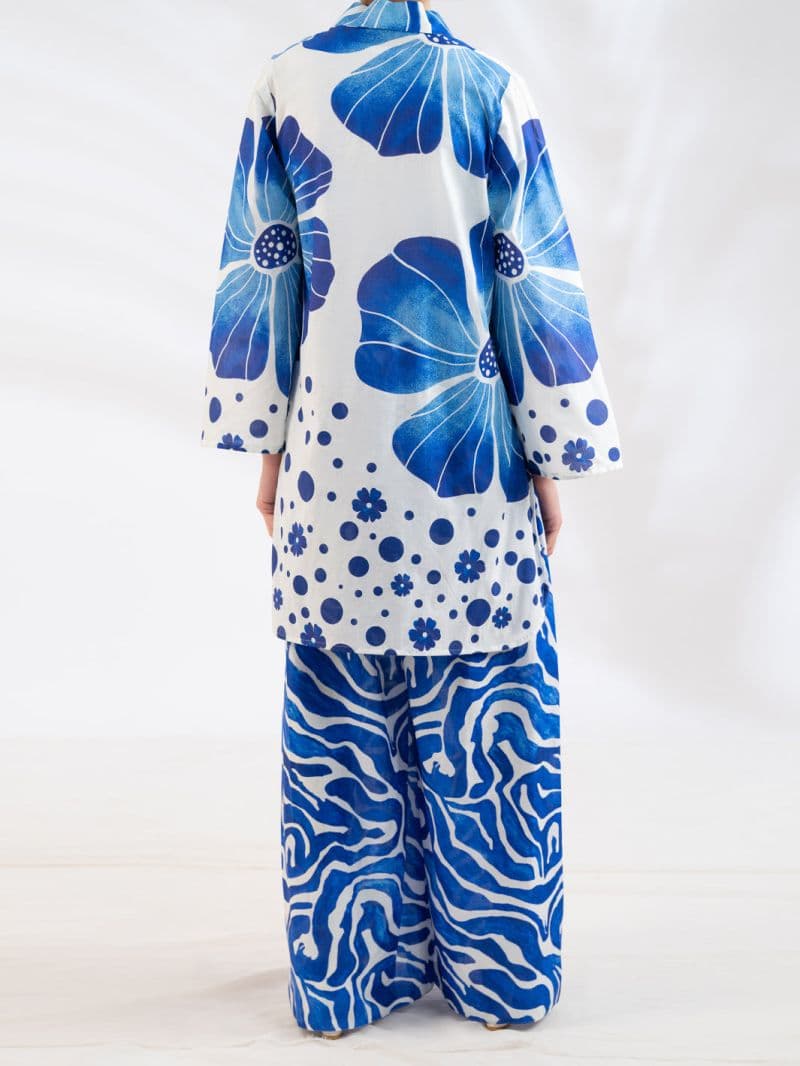 Blue Lawn Stitched 2Pc thumbnail