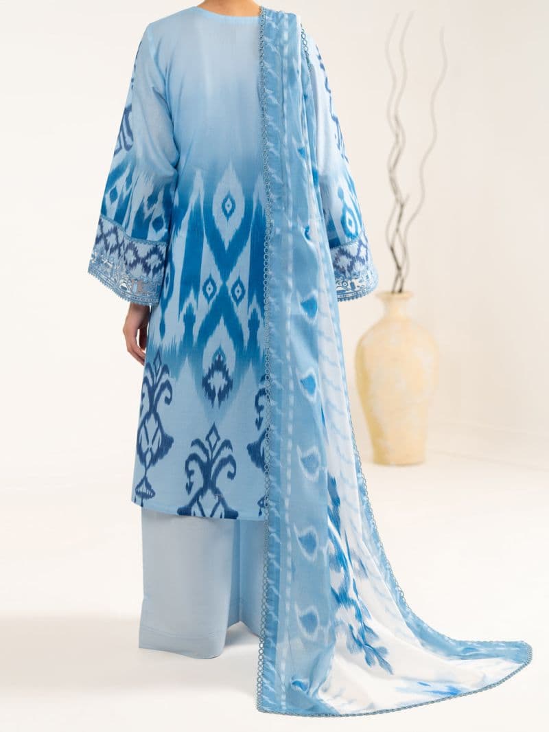 Blue Lawn Stitched 2Pc thumbnail