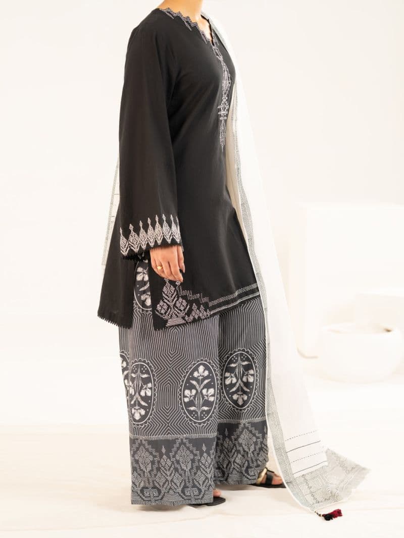 Black Lawn Stitched 2Pc thumbnail