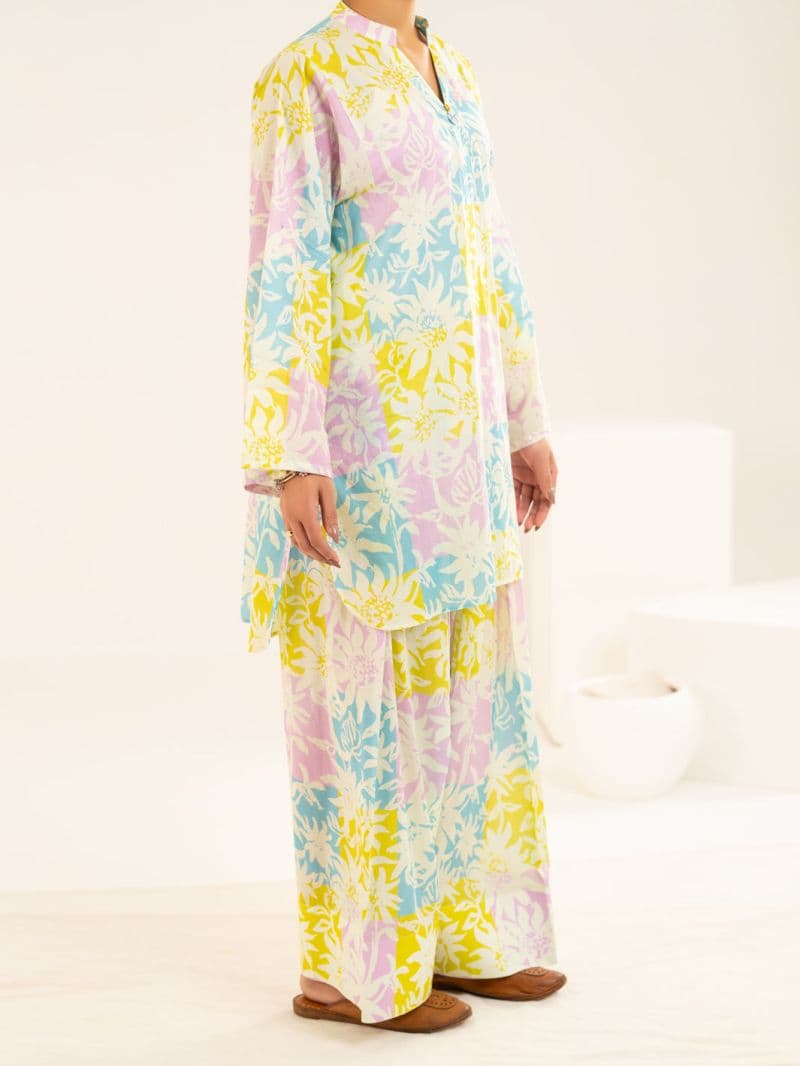 Multicolor Lawn Co-Ord Set thumbnail