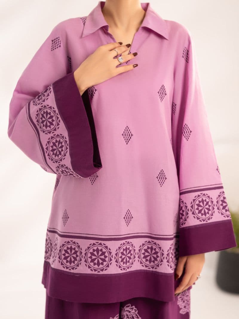 Purple Lawn Stitched 2Pc thumbnail
