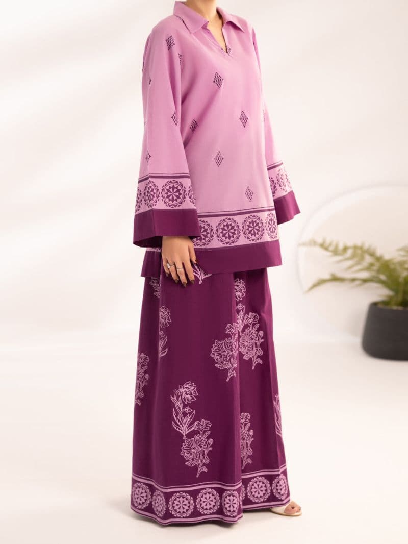 Purple Lawn Stitched 2Pc thumbnail