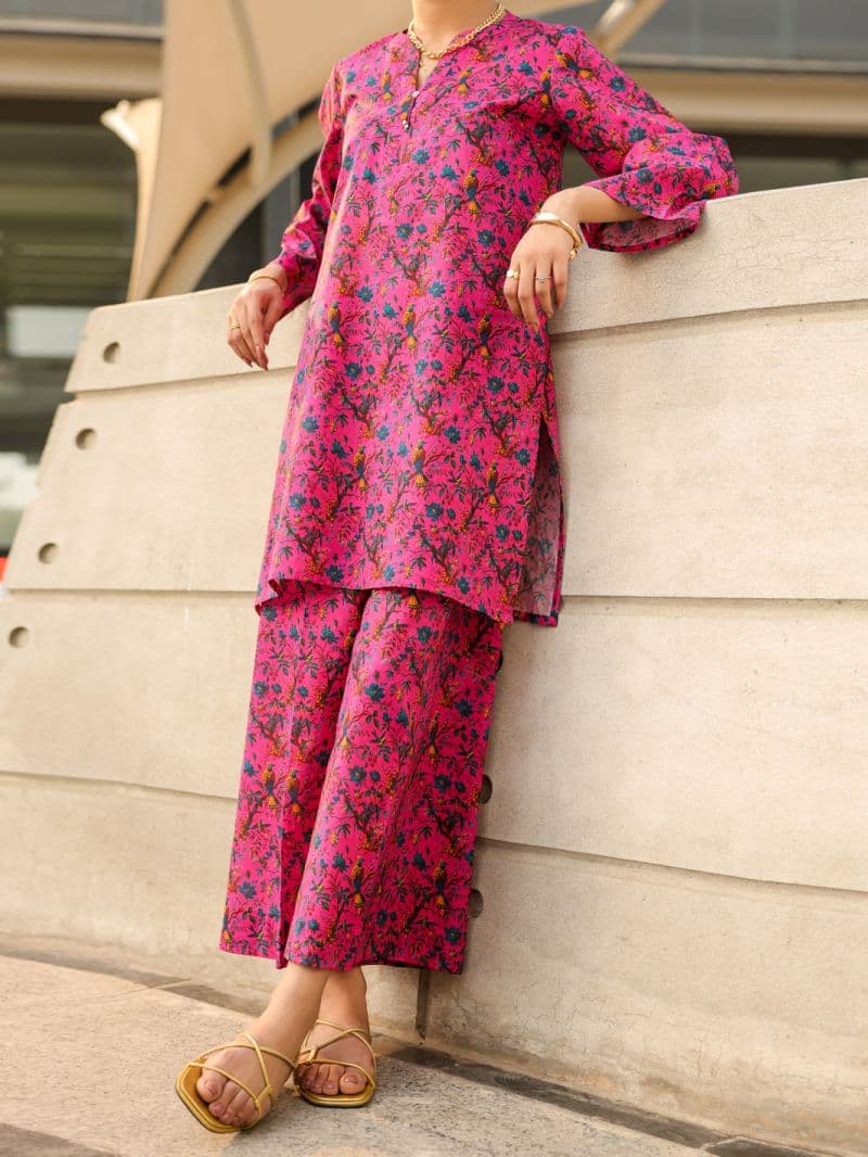 Pink Lawn Co-Ord Set thumbnail