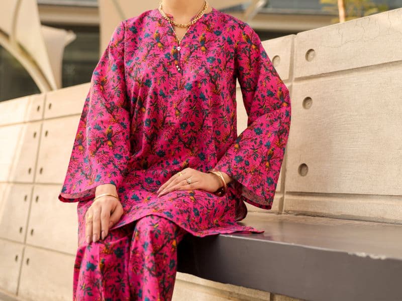 Pink Lawn Co-Ord Set thumbnail