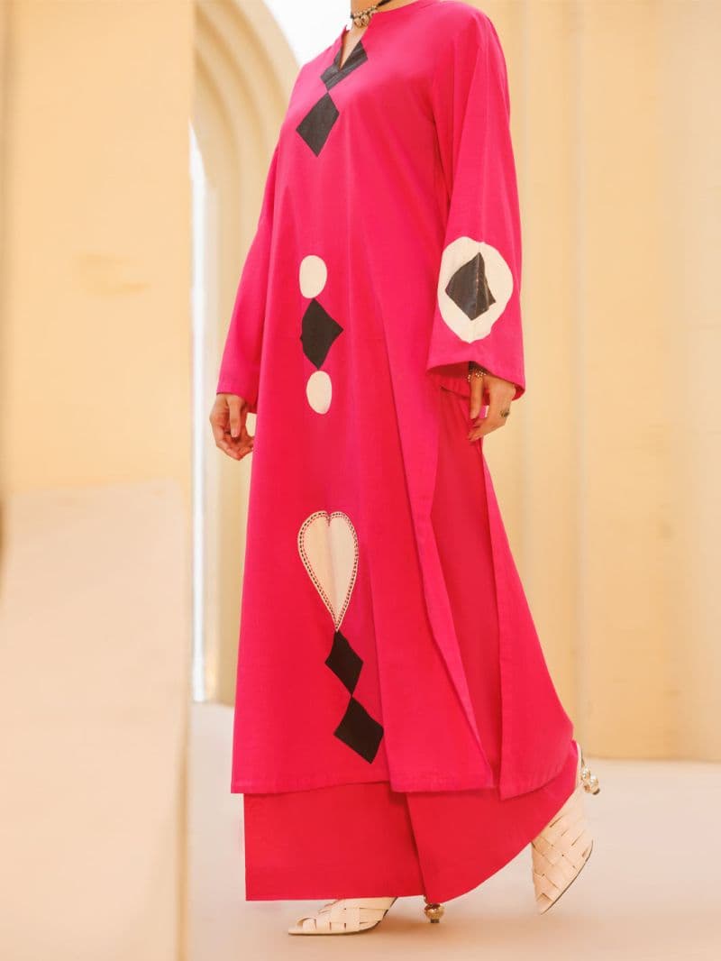 Fuchsia Lawn 2Pc Stitched thumbnail
