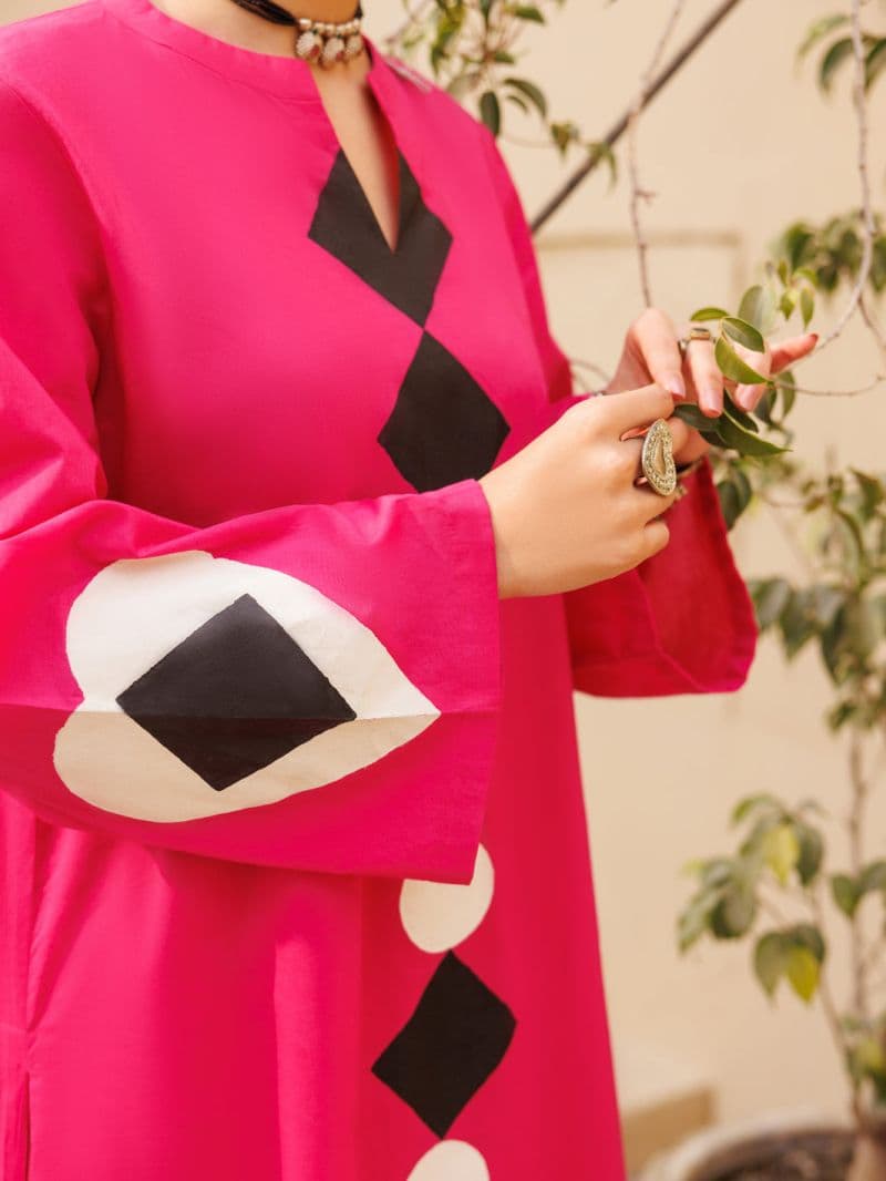 Fuchsia Lawn 2Pc Stitched thumbnail