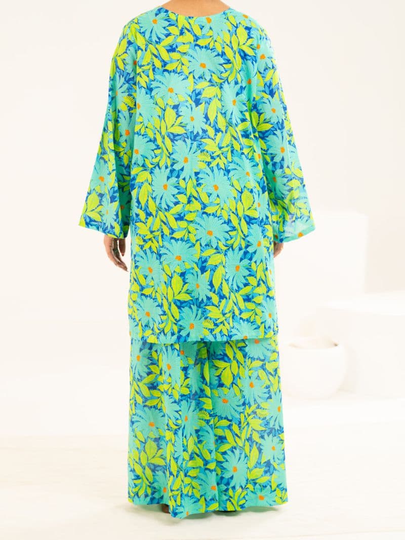 Sea Green Lawn Co-Ord Set