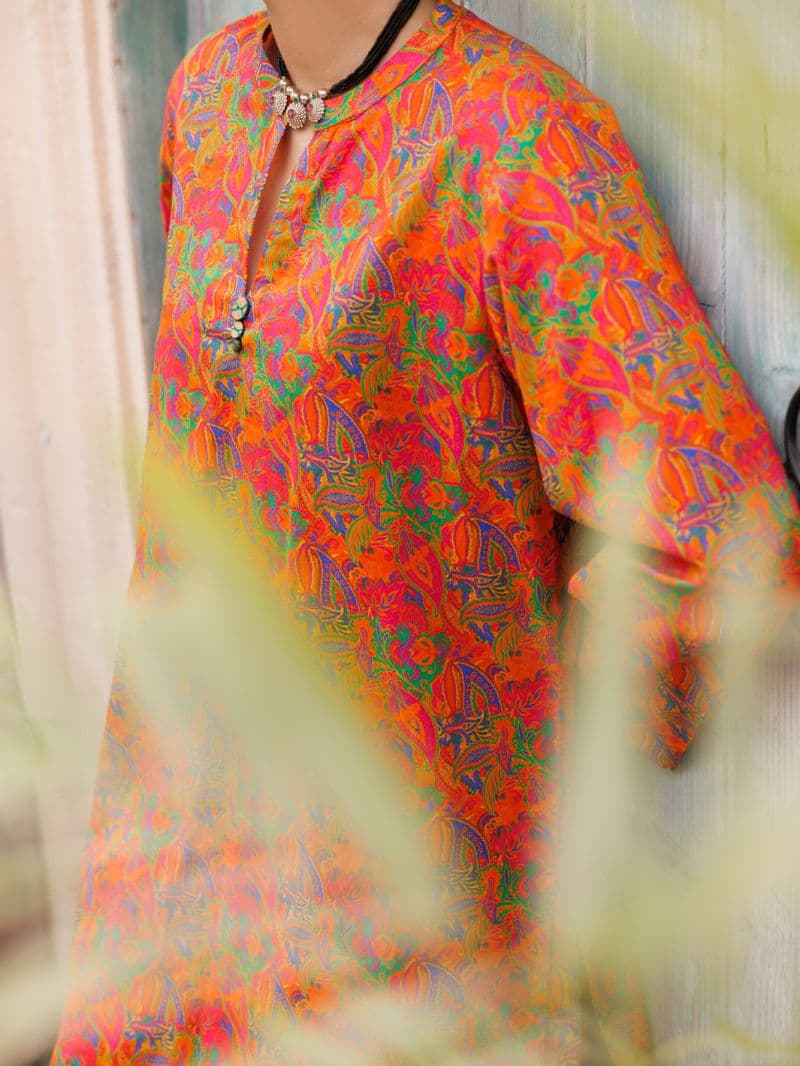 Orange Lawn Co-Ord Set thumbnail