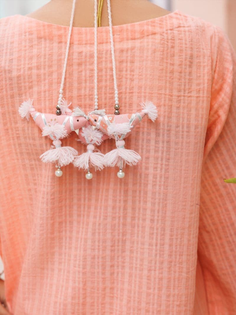 Peach Seersucker 2Pc Stitched thumbnail