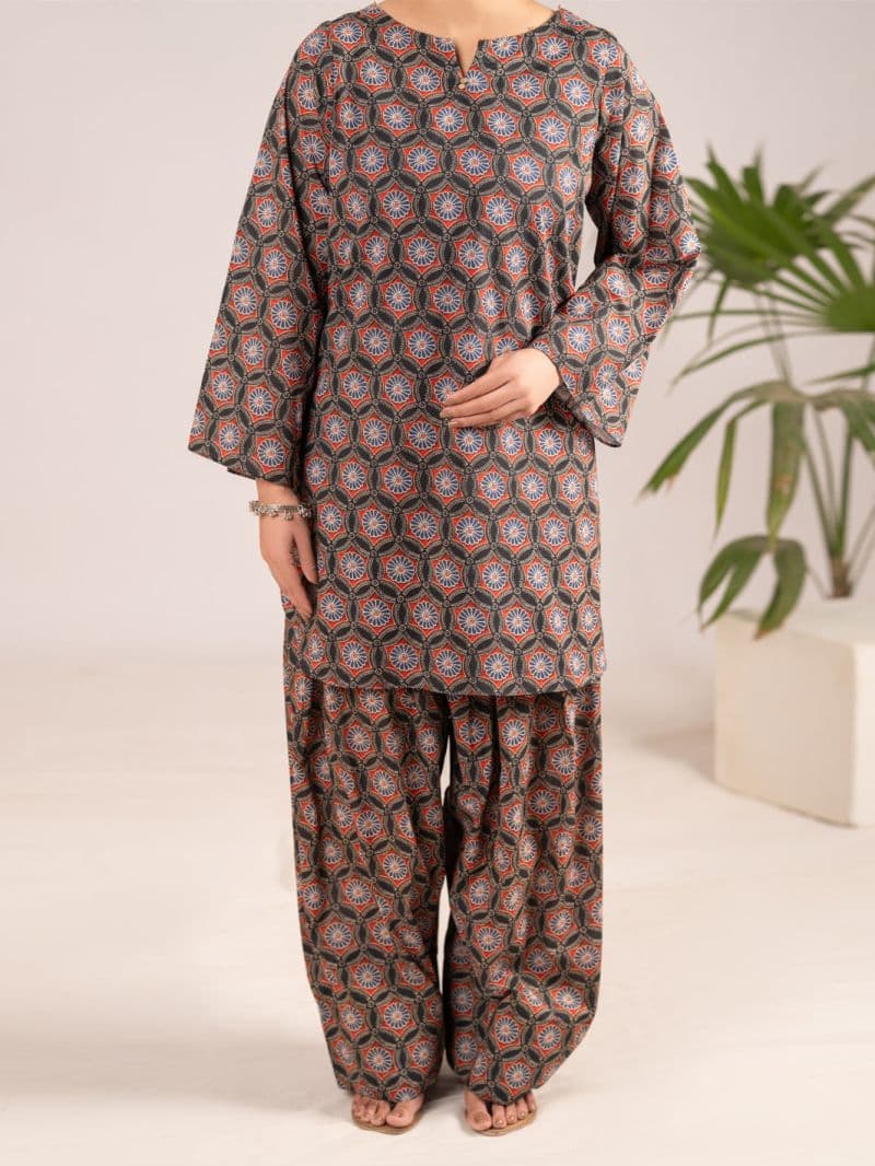Multicolor Lawn Co-Ord Set thumbnail