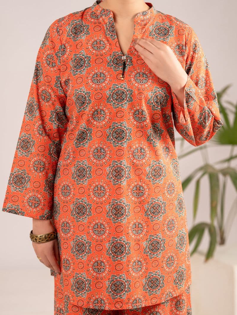 Orange Lawn Co-Ord Set thumbnail