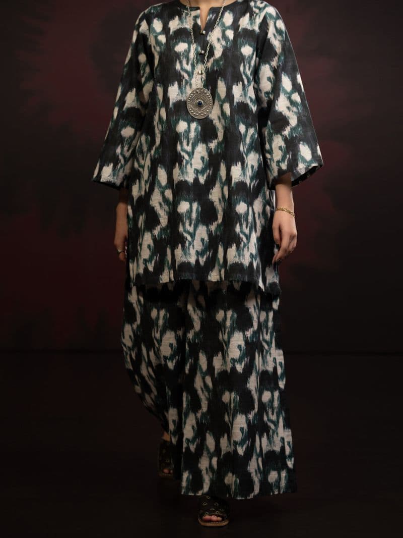 Teal Khaddar 2Pc Stitched thumbnail