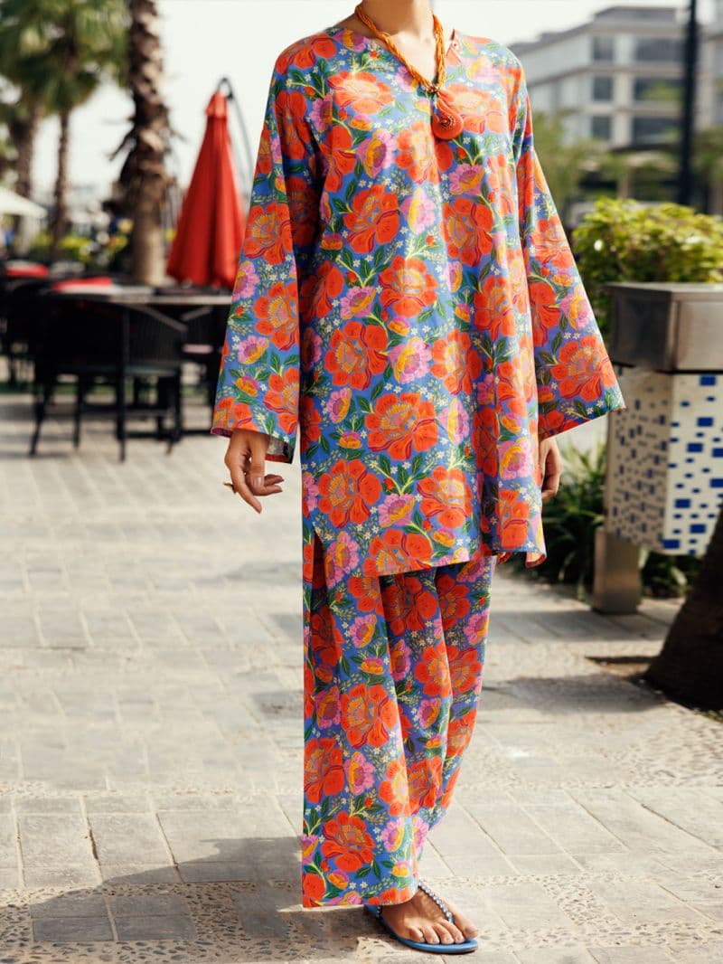 Multi Color Lawn 2Pc Stitched thumbnail