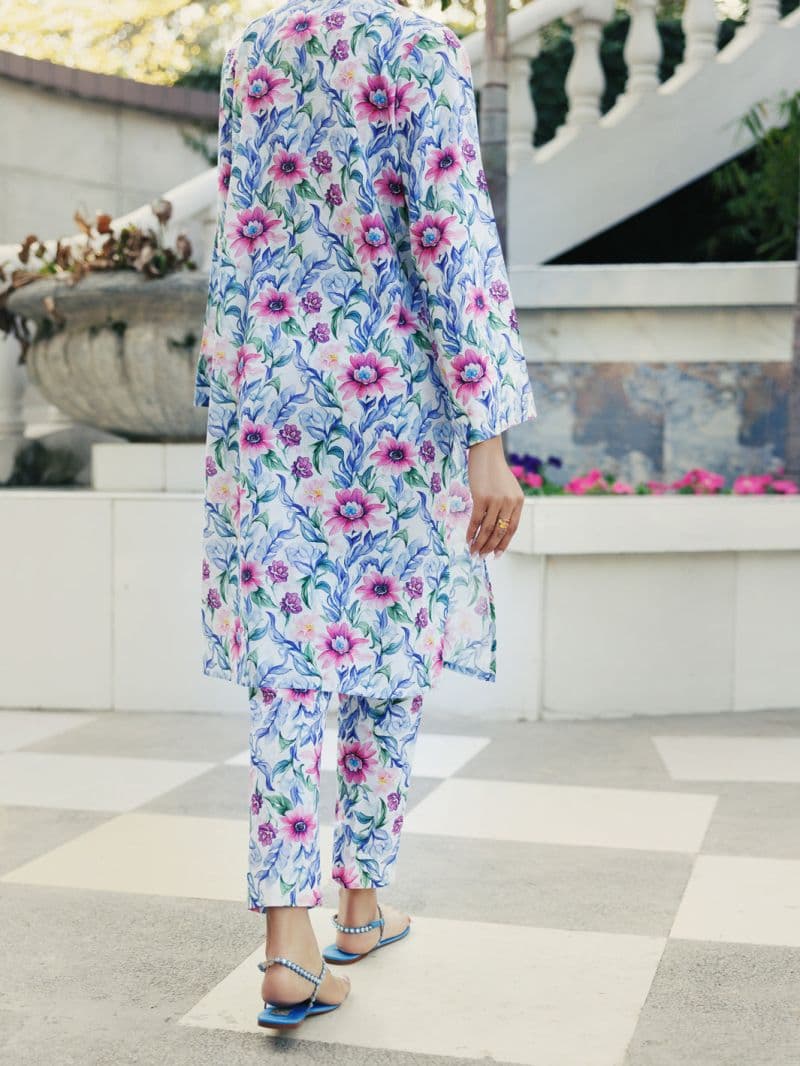 Multicolor Lawn Co-ord Set thumbnail