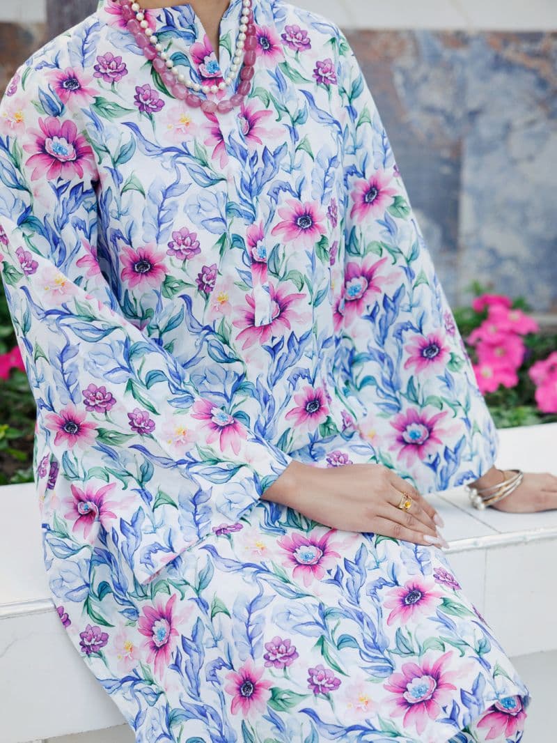 Multicolor Lawn Co-ord Set thumbnail