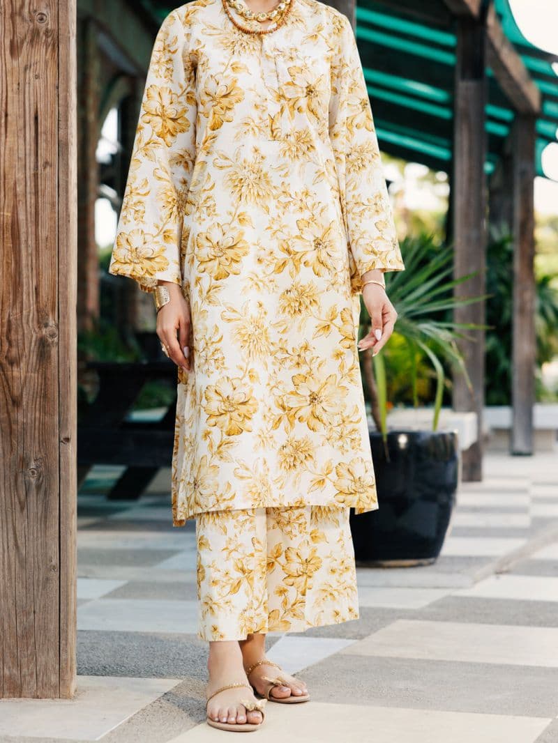 Beige Lawn Co-ord Set thumbnail