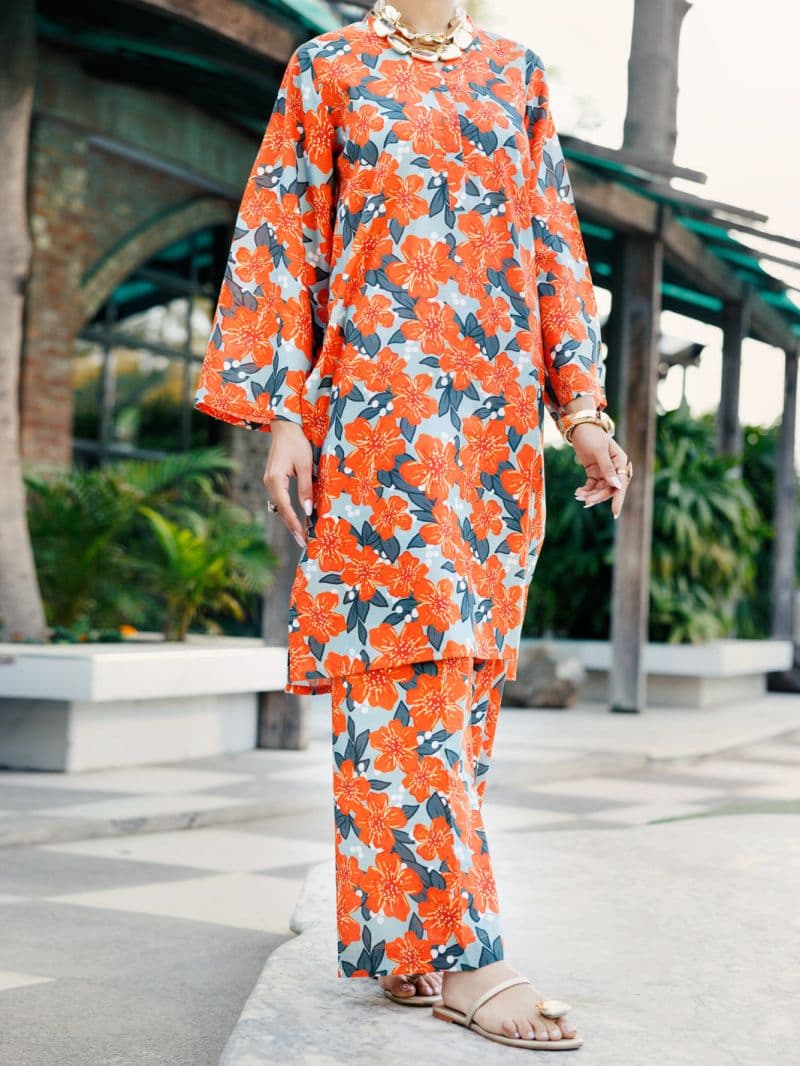Orange Lawn Co-ord Set thumbnail