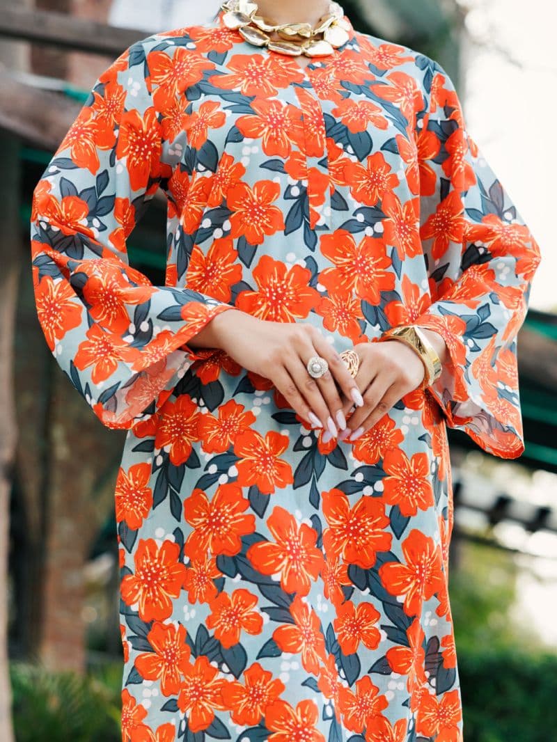 Orange Lawn Co-ord Set thumbnail