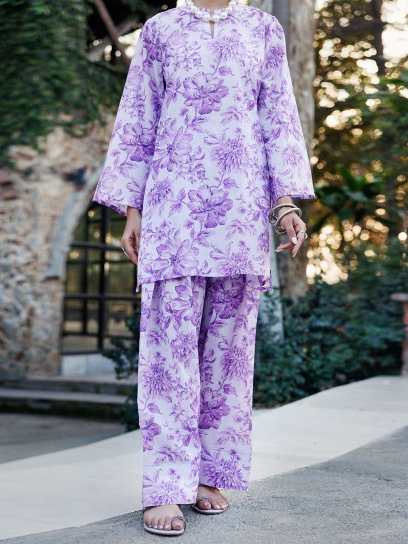 Light Purple Lawn Co-ord Set thumbnail