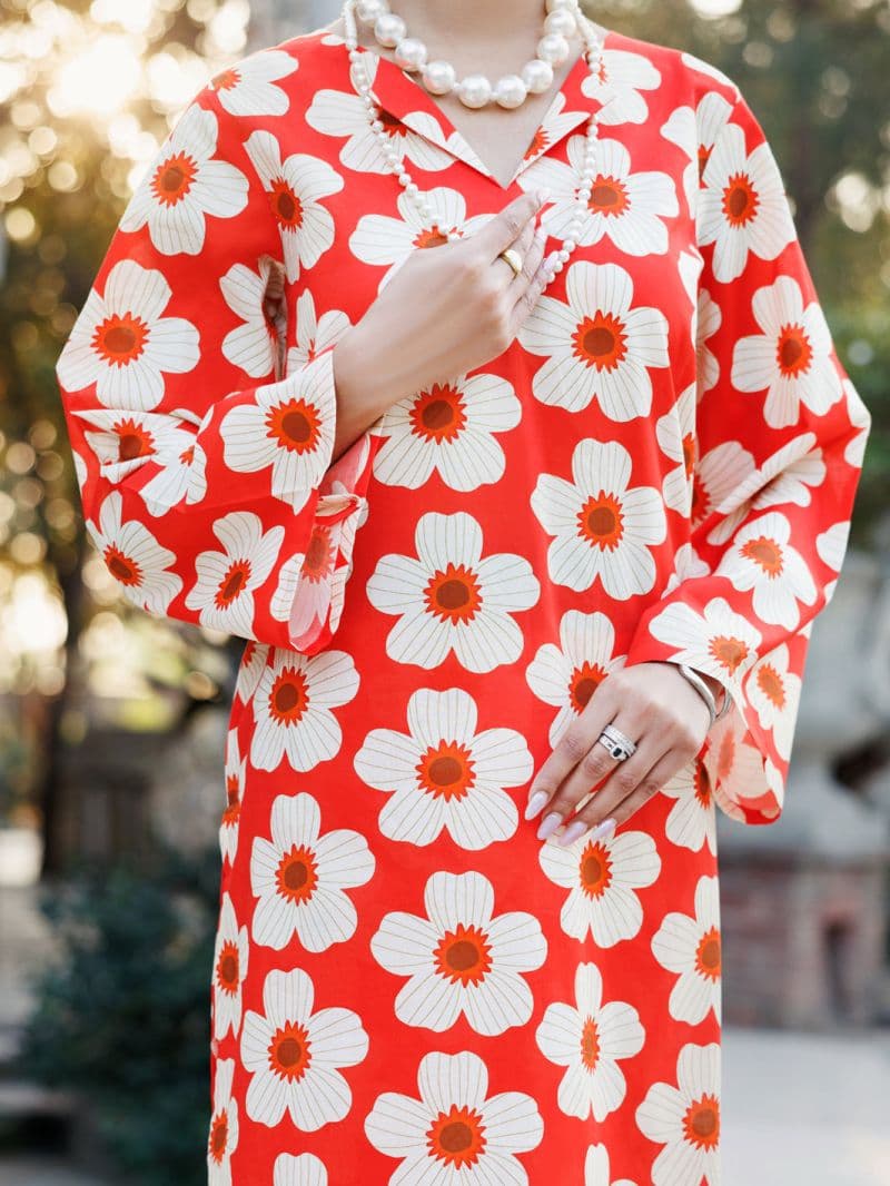 Orange Lawn Co-ord Set thumbnail