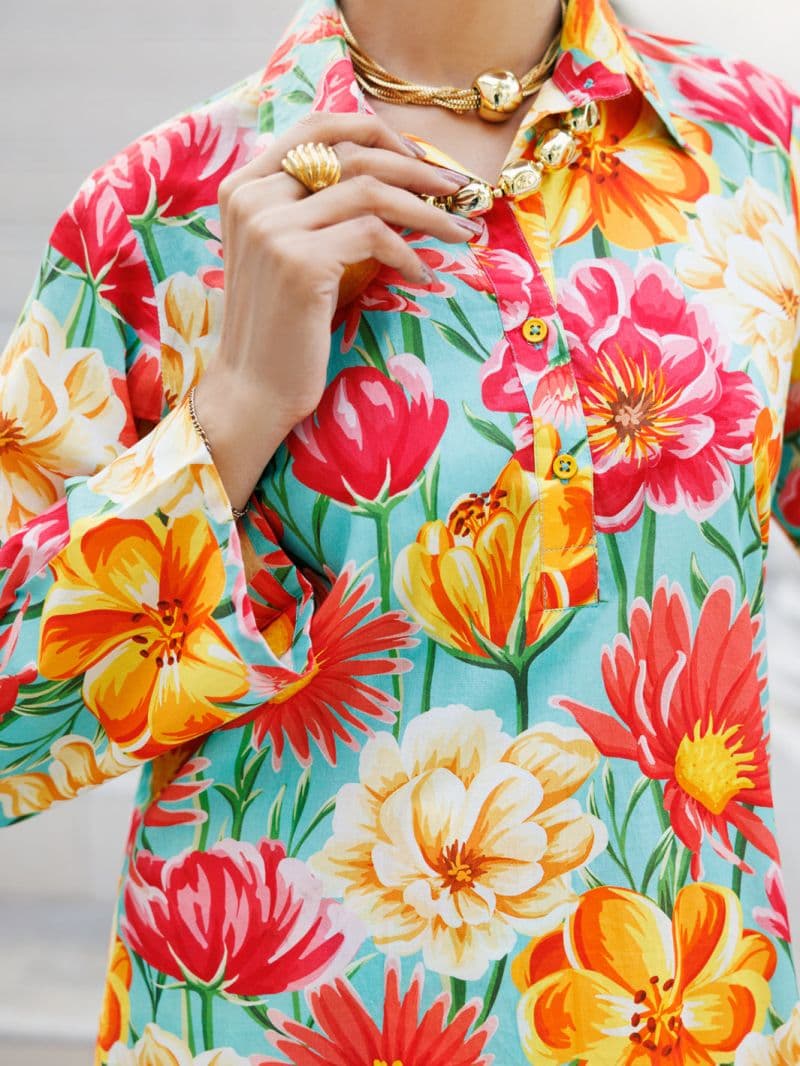 Multicolor Lawn Co-ord Set thumbnail
